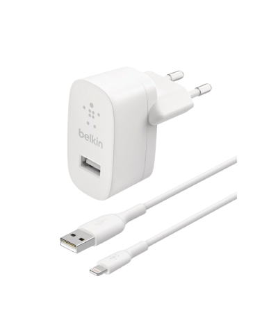 USB-A Wall Charger + Lightning Cable (12W)